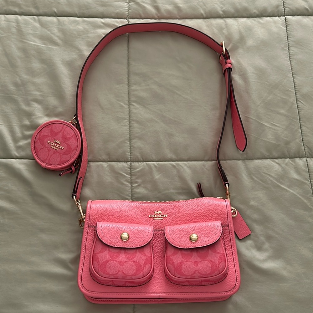 Coach - Pink Pennie Crossbody Bag